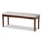 Baxton Studio Minette Modern and Contemporary Grey Fabric and Walnut Brown Finished Wood 6-Piece Dining Set 174-9879-10917-10520-Zoro - alternate 10